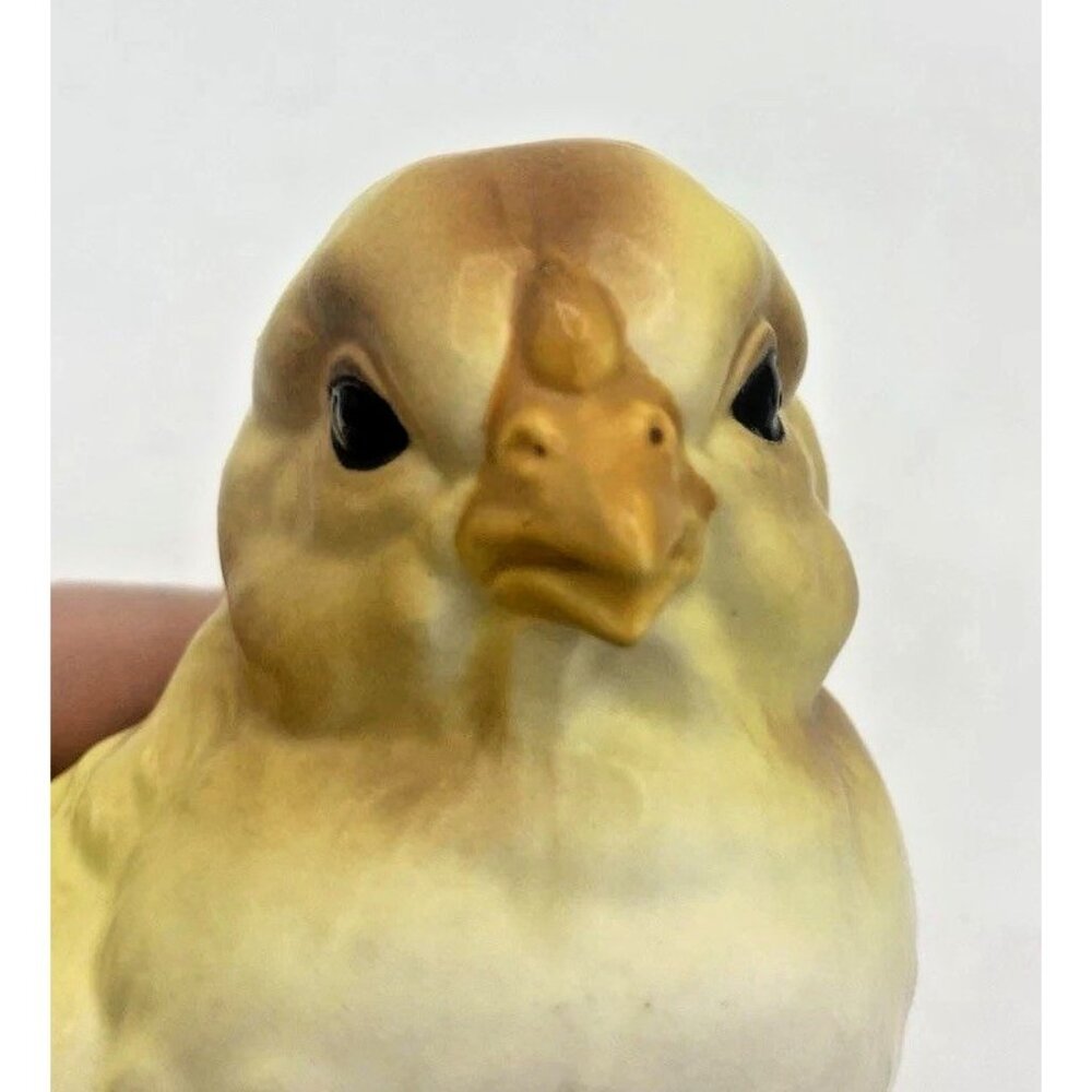 Vintage Lefton Ceramic Chick Yellow Japan Easter Spring Retro Figurine Decor - Picture 12 of 13